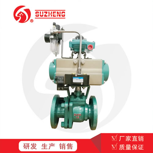 氣(qì)動法蘭襯氟球(qiu)閥