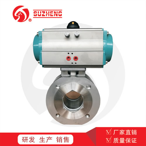 氣動薄(bao)形法蘭球閥