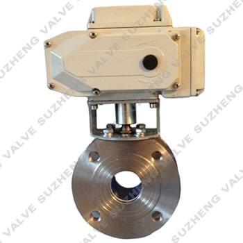 Q971F電動對(dui)夾式球閥(fa)