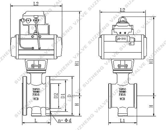 ZSSV氣(qi)動V型調節(jiē)球閥